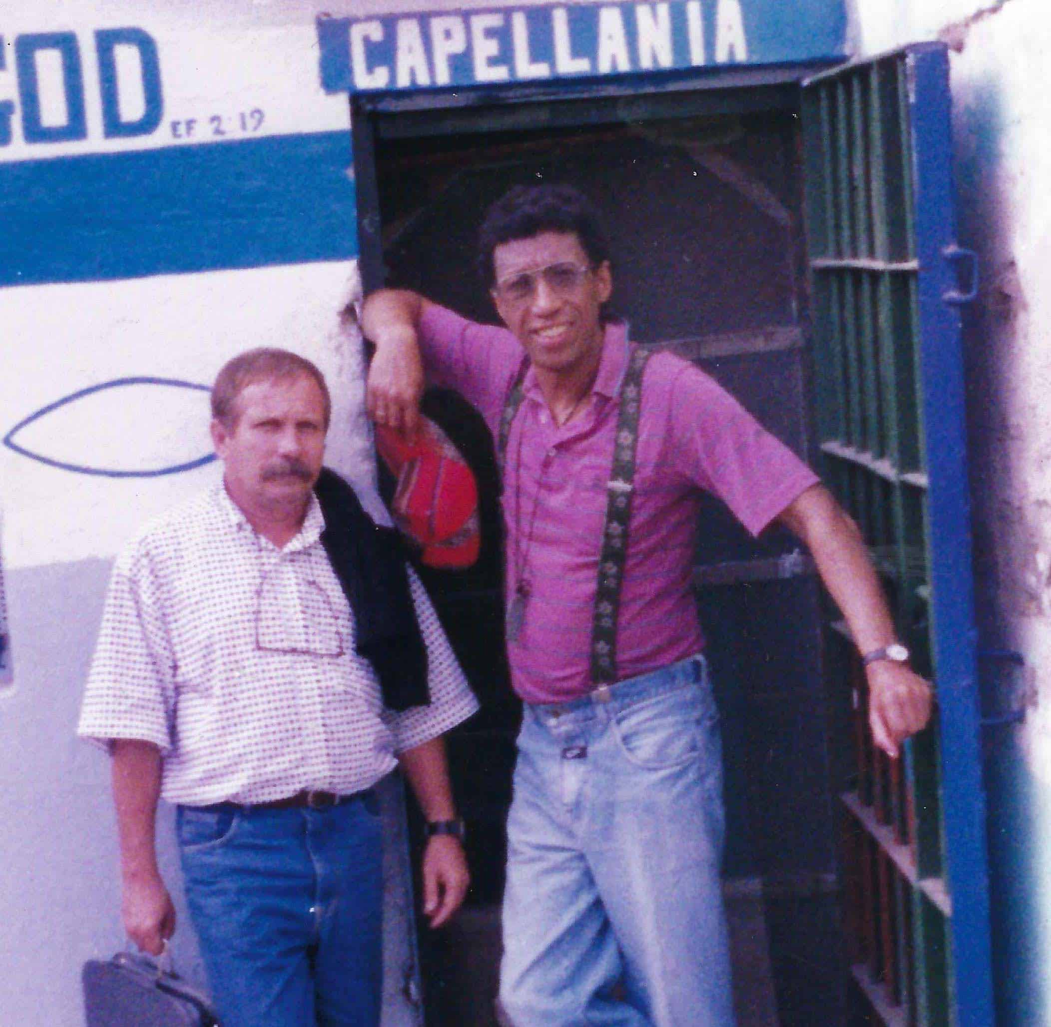Gary with Pr. José from Rio de Janeiro, May 15, 1995